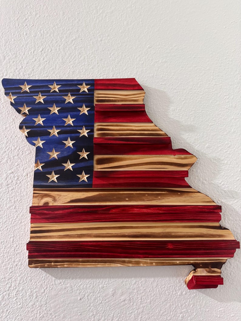 State Shaped Challenge Coin Display: Thin Blue Line Police Gift, Thin Red Line Gift, Military Gift, Thin Green Line Lift, Thin Yellow Line image 8