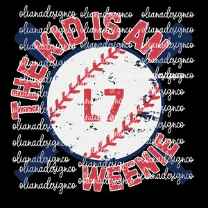 L7 Weenie sandlot quote baseball png sublimation image 2