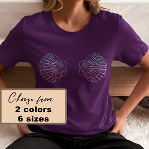 Zeemeermin schelp beha shirt, zeemeermin beha top, zeemeermin kostuum schelp beha crop top, Ariël kostuum, kleine zeemeermin Halloween kostuum top