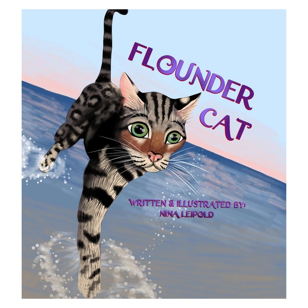 Flounder Book Etsy