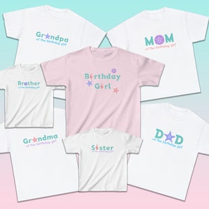 Geburtstag Mädchen Coastal Family Shirts