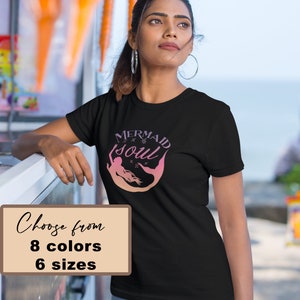 Meerjungfrau Soul Shirt, Meerjungfrau Thema Geburtstag Shirt, Meerjungfrau Shirt, passende Geburtstags-Shirts, Geburtstagsparty-Shirts, Geburtstag Gastgeschenke