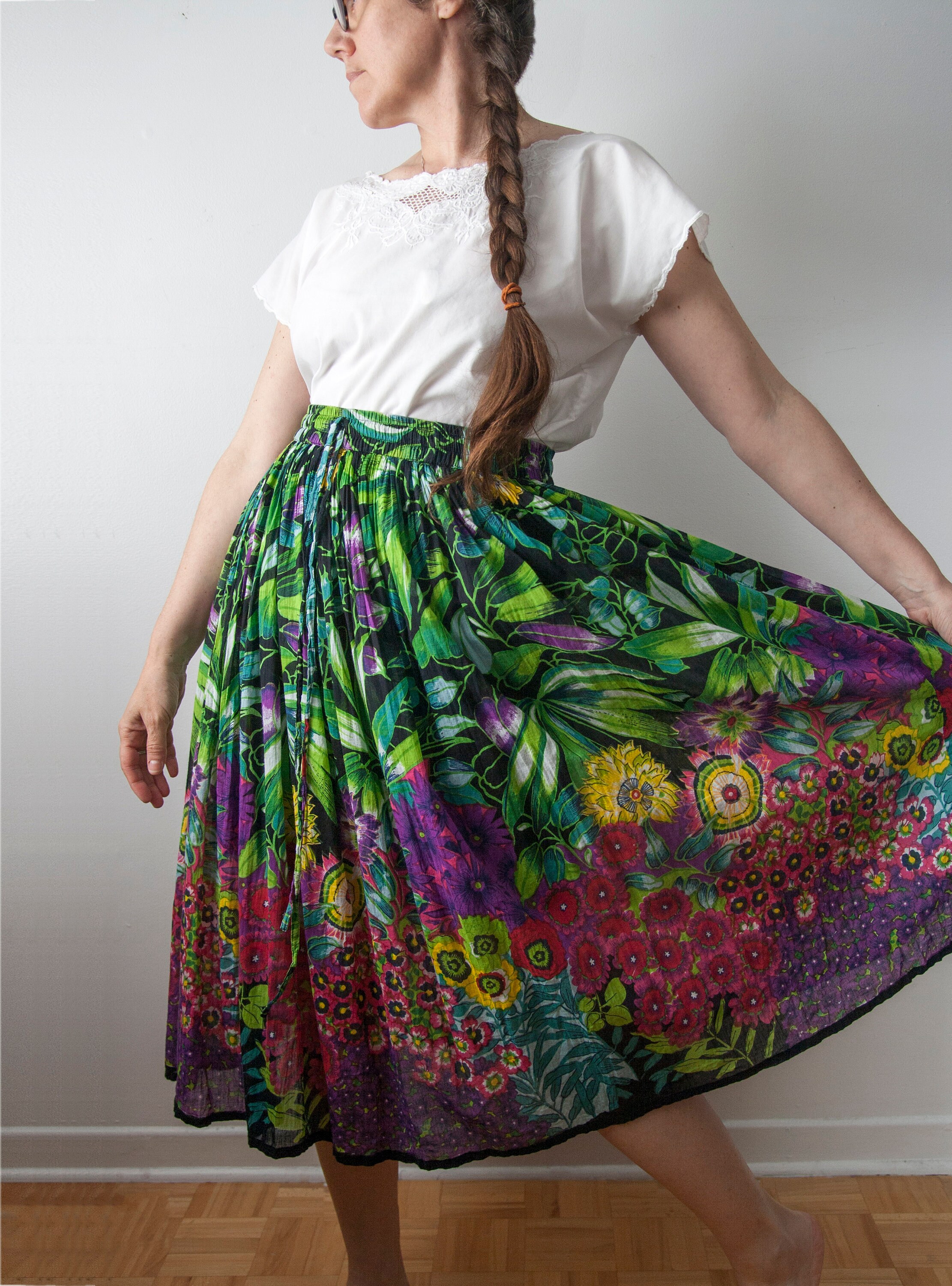 Cotton Voile Skirt - Etsy