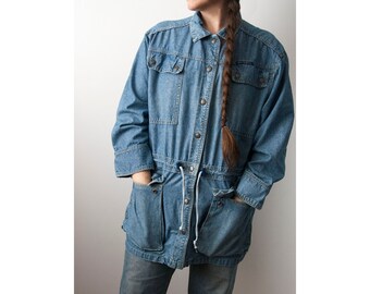 Denim Parka - Etsy