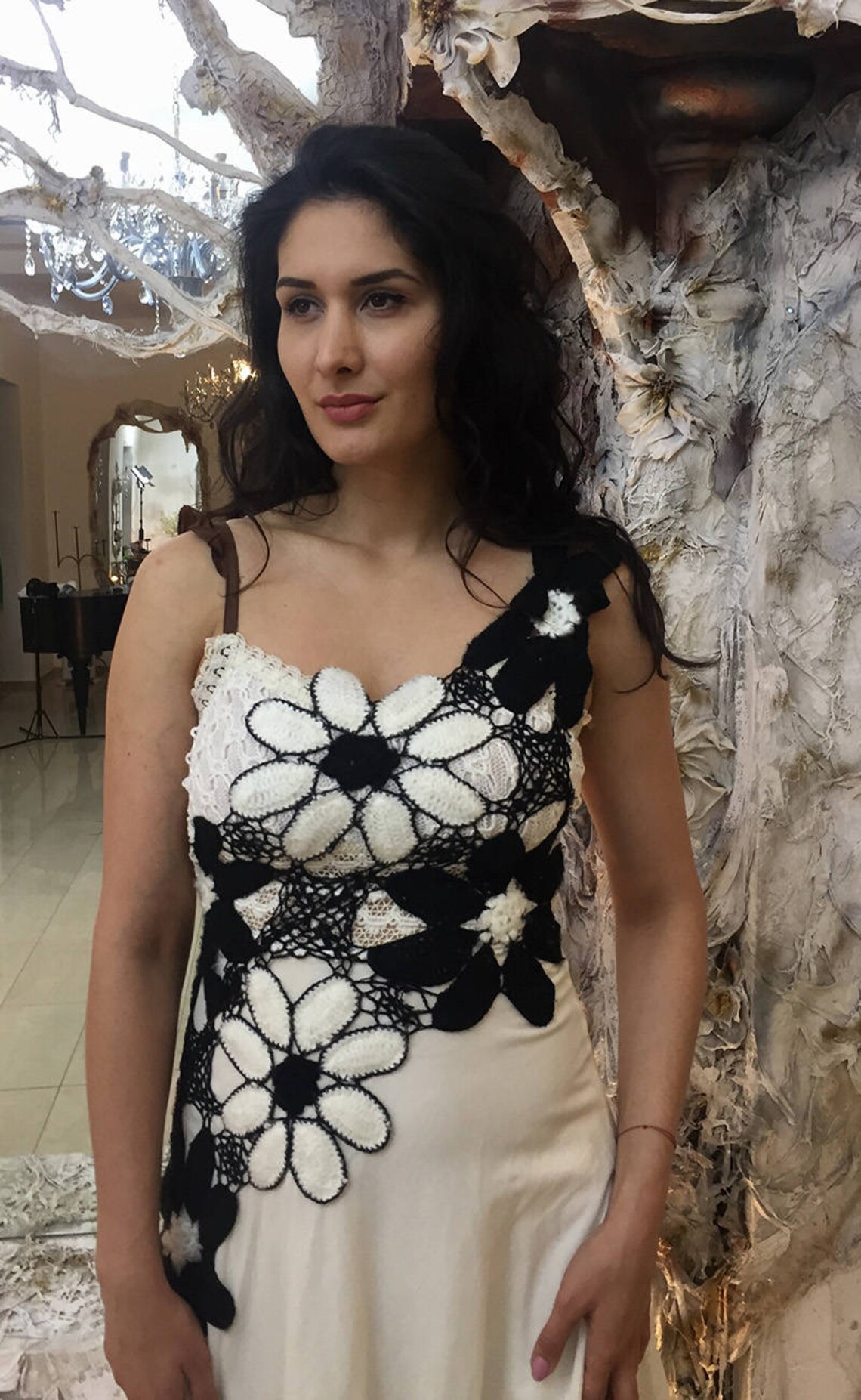 Exquisite Cream Dress Dresses for Women Evening Dress Etsy UK