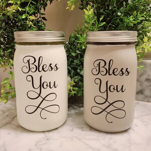 Bless You Tissue Jar