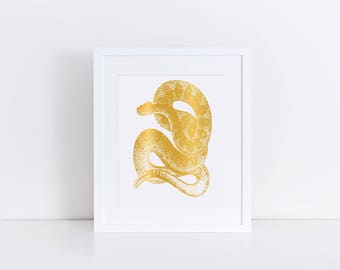 Snake art | Etsy