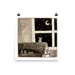 Dollhouse Mouse - Illustration Print