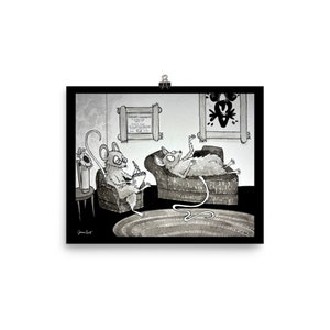 Mouse Therapy - Illustration Print