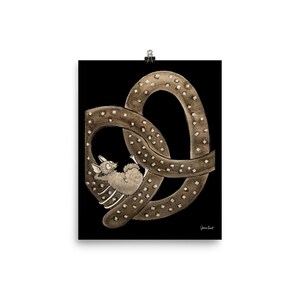 Mouse - Pretzel Time - Illustration Print