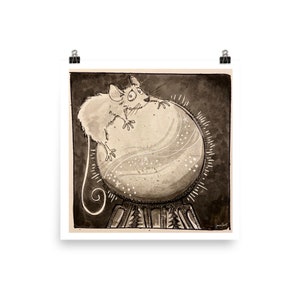 Mouse Predicts Your Future - Illustration Print