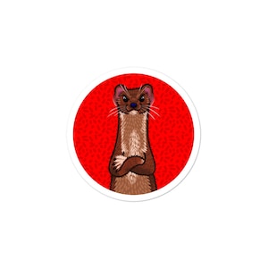 Angry Weasel Sticker