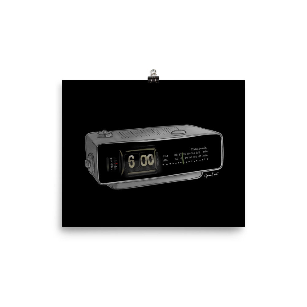 Groundhog Day Alarm Clock Illustration Print Etsy Australia