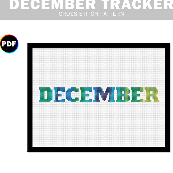 Mood Tracker Cross Stitch Etsy
