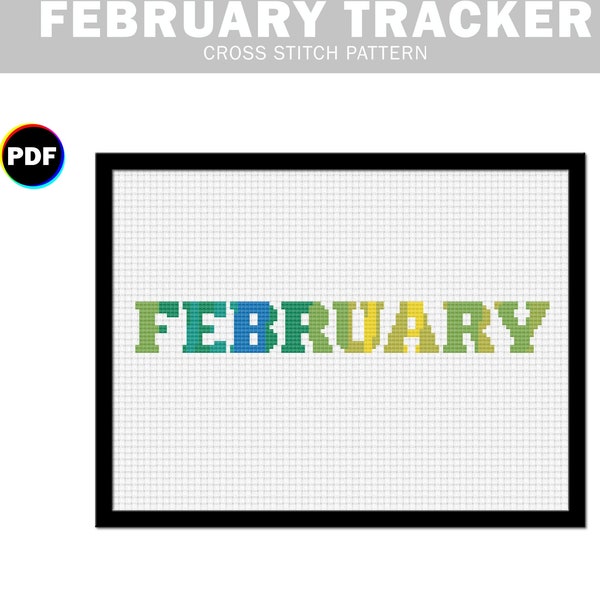 Mood Tracker Cross Stitch Etsy
