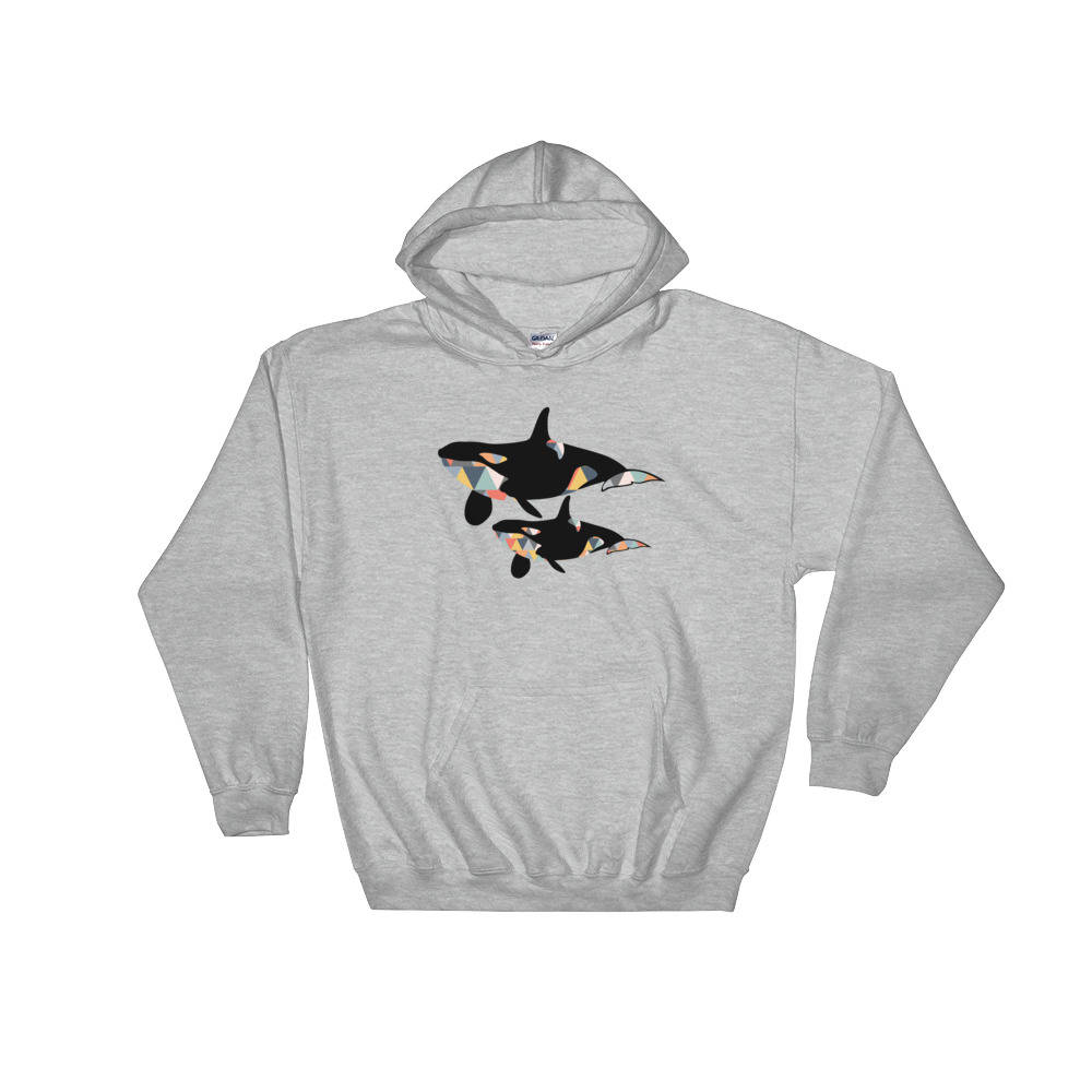 muted color hoodie