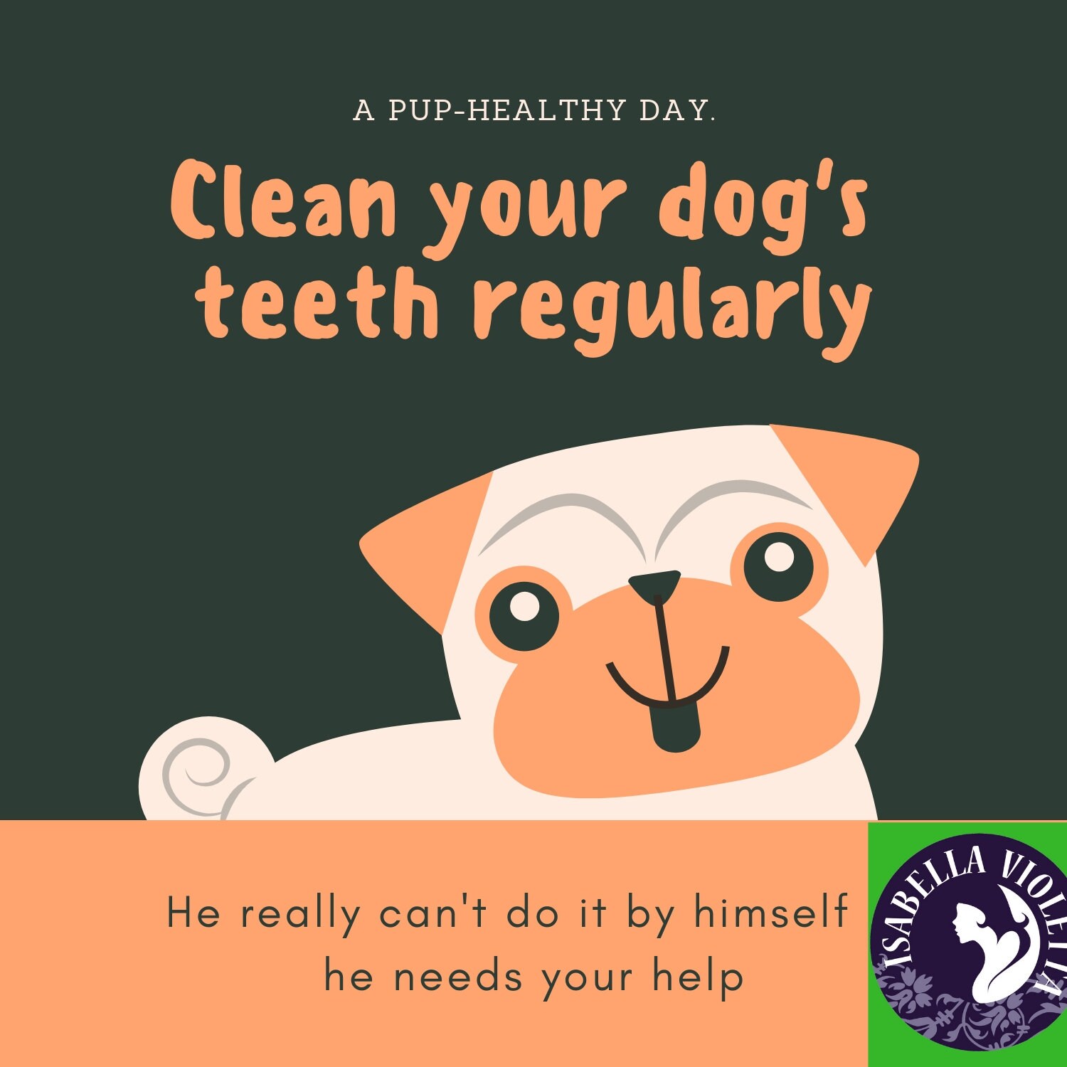 Dog Toothpowder ALL Natural SAVE on Vet Dental Bills Remove Plaque Keep