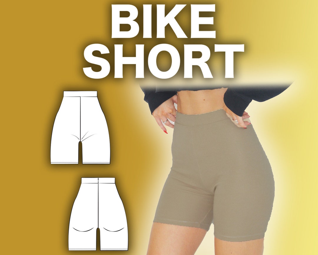 Bike Short Sewing Pattern Women's Downloadable Sewing Etsy