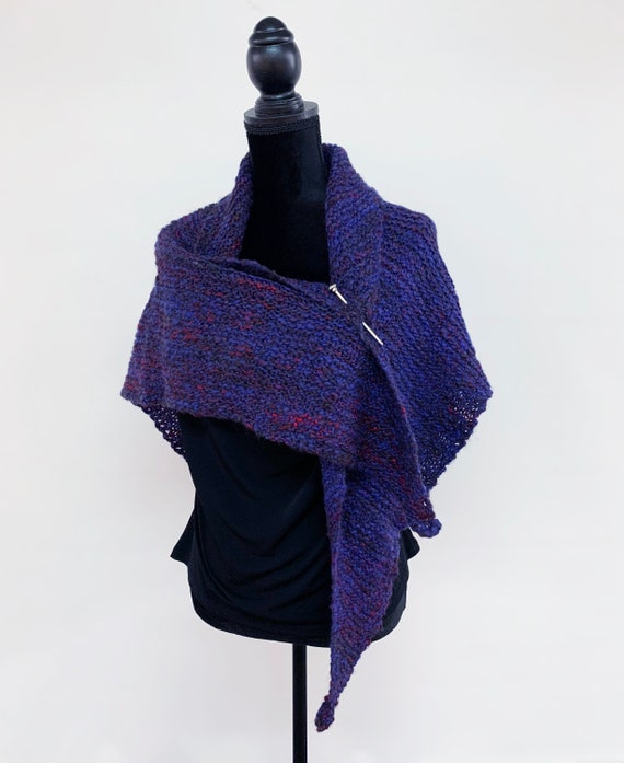 deep purple shawl