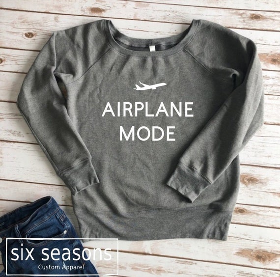 airplane mode sweatshirt