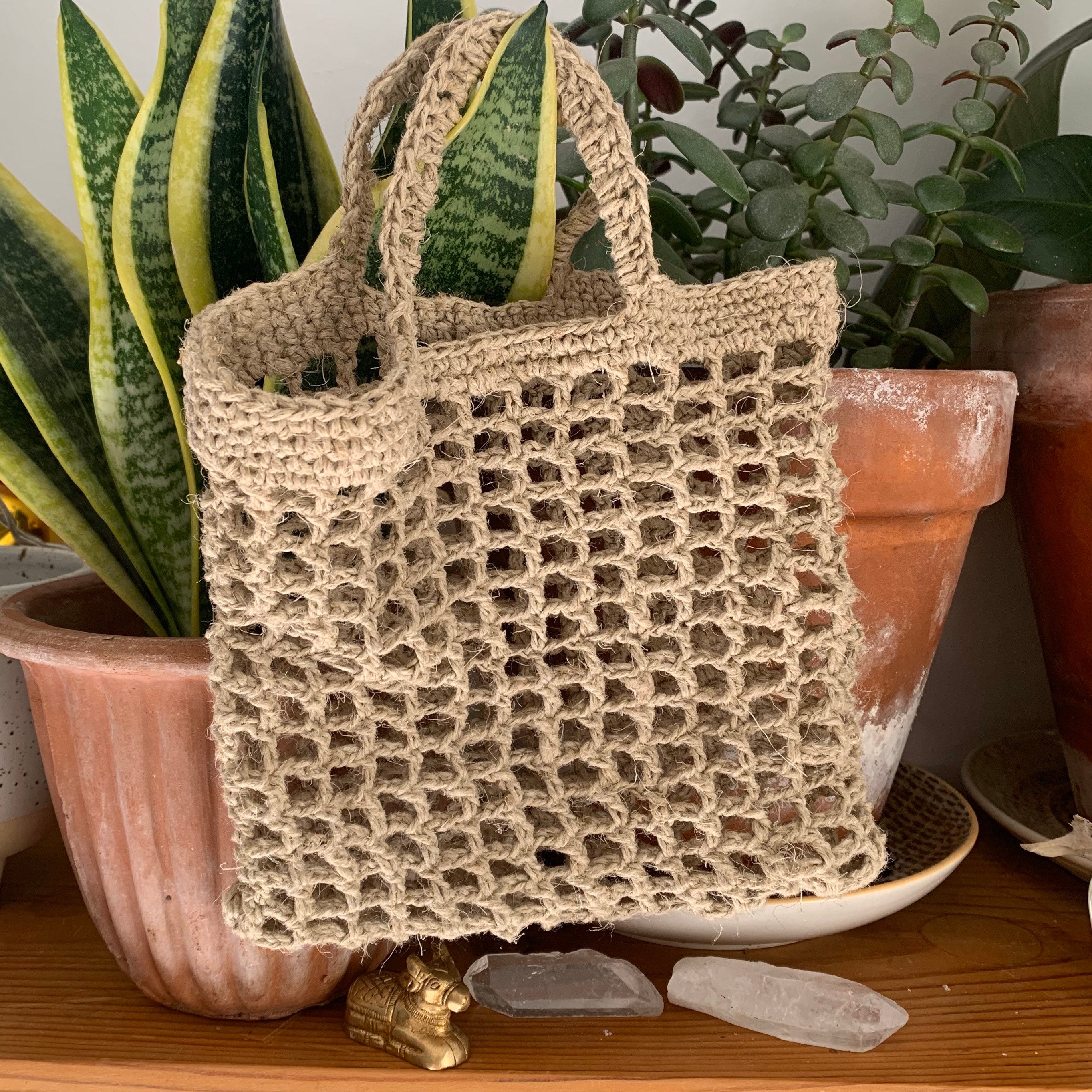 Mini string market bag Etsy