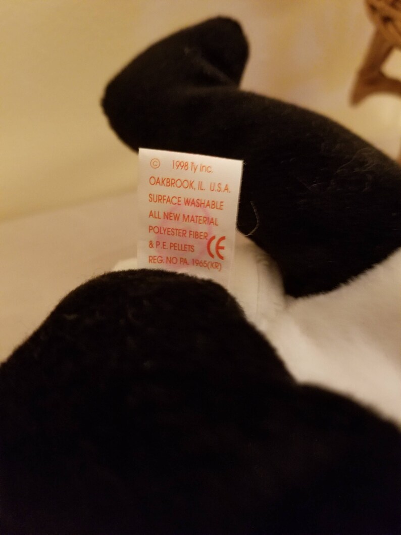 TY Beanie Babies Fortune the Black /& White Panda Bear Retired 1999 Vintage Rare Sold