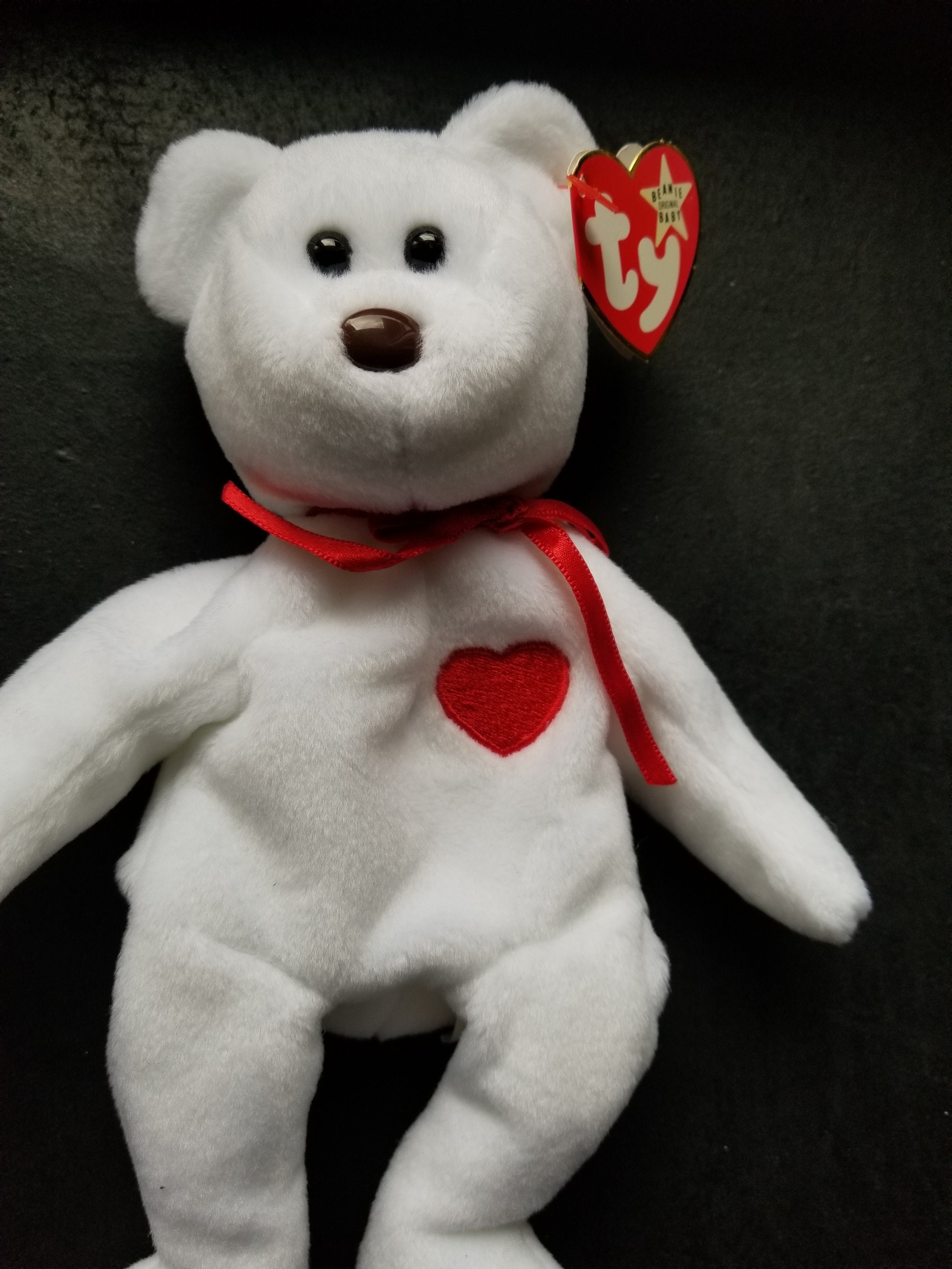 Ty Beanie Babies Rare Valentino Bear Ty Beanie Baby 1993/1994 | Etsy