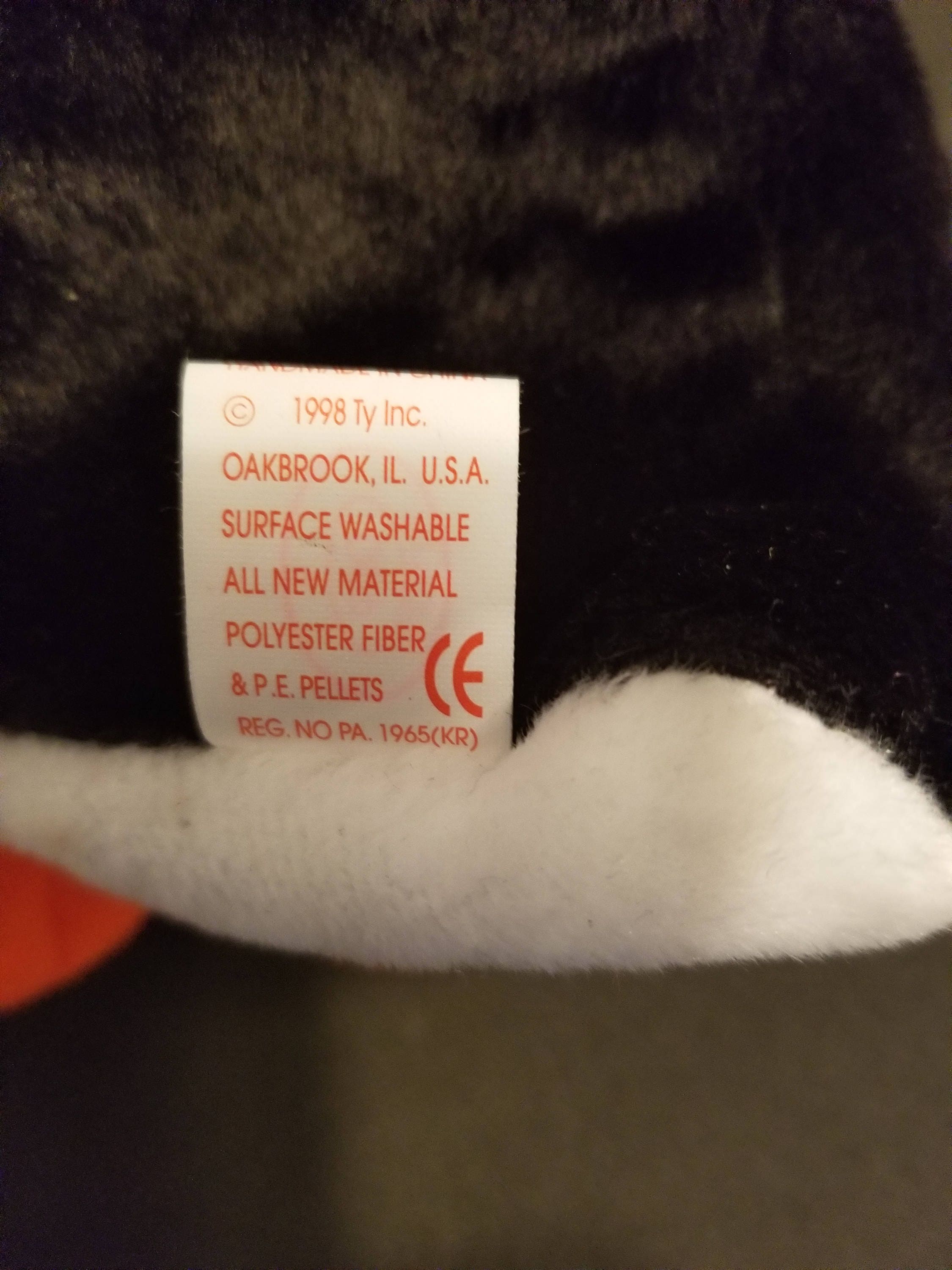 TY Beanie Babies Zero the Penguin W/ Red & White Santa Hat Etsy UK