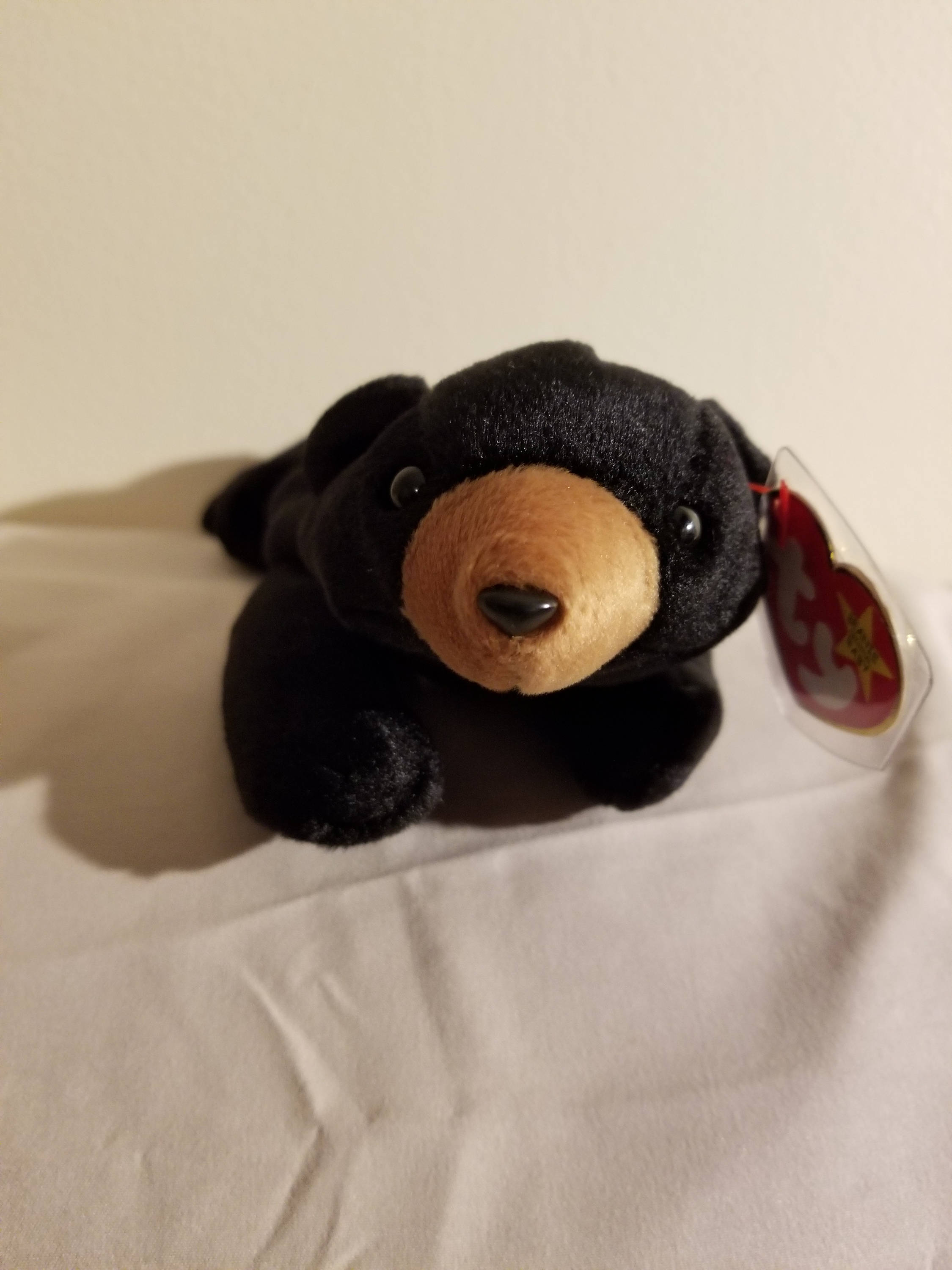 blackie the black bear beanie baby