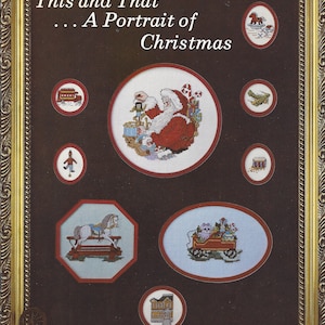 Leisure Arts Christmas Critters In Plastic Canvas Ornaments Vintage Leaflet 1314