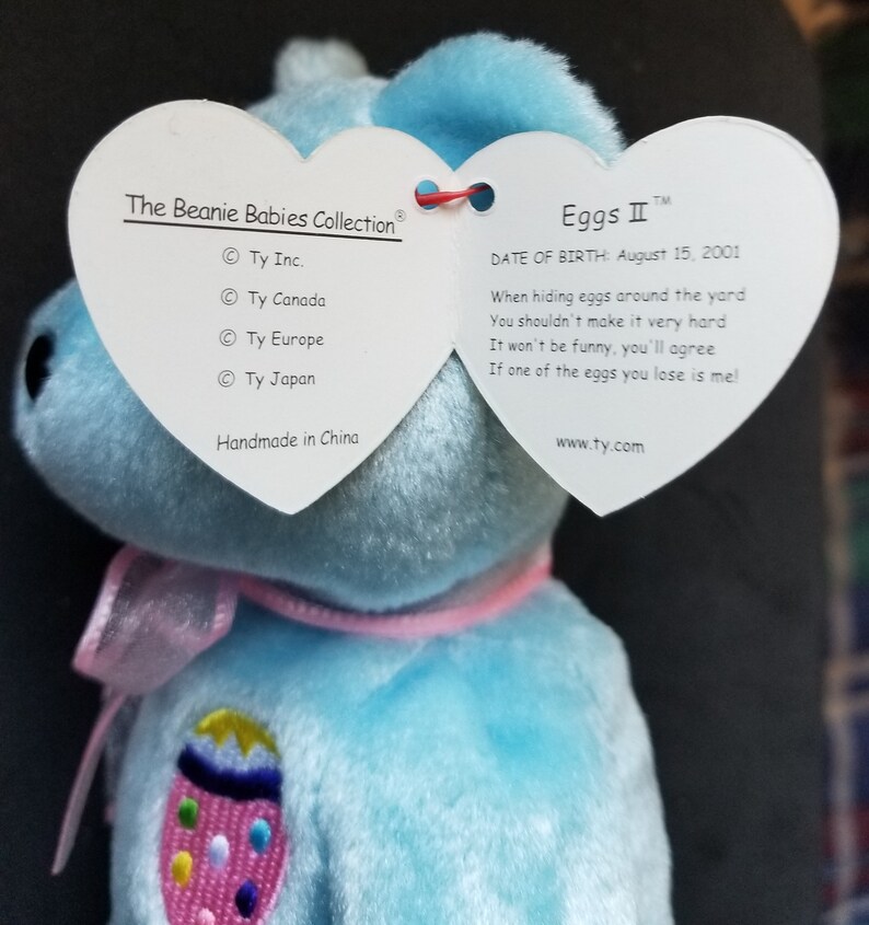 TY Beanie Babies Eggs II Easter Bear /retired 2002/vintage | Etsy