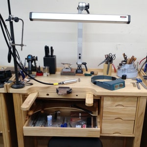 Jewelers Bench Work Table Top Jewelry Repair Watch Hobby and Craft Bead  Workbench 