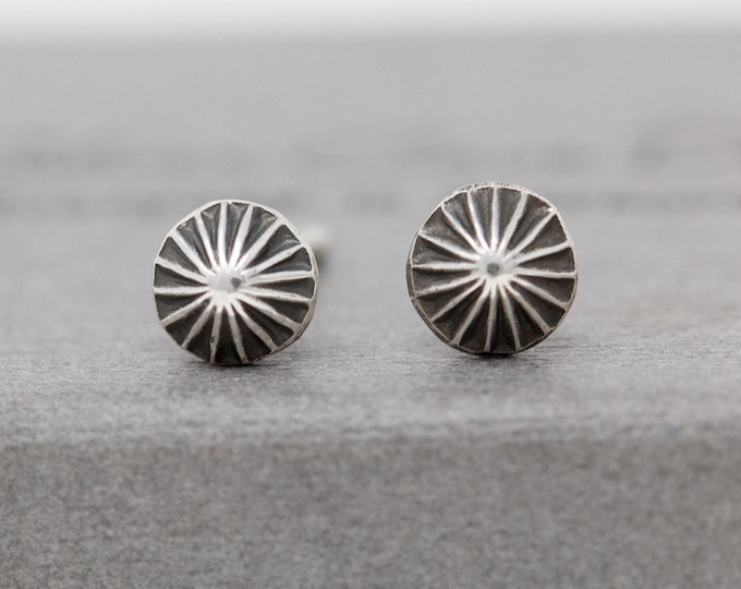 Sterling Silver Star Earrings|Wishing Star Stud Earrings|Star Studs|Silver Star Earrings|Sterling Silver Seashell Earrings|Unisex