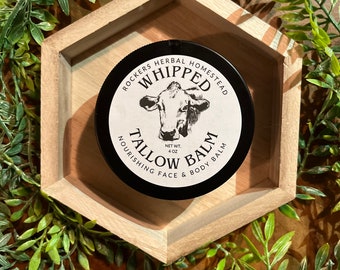 Whipped Tallow Balm- Pure & Unscented