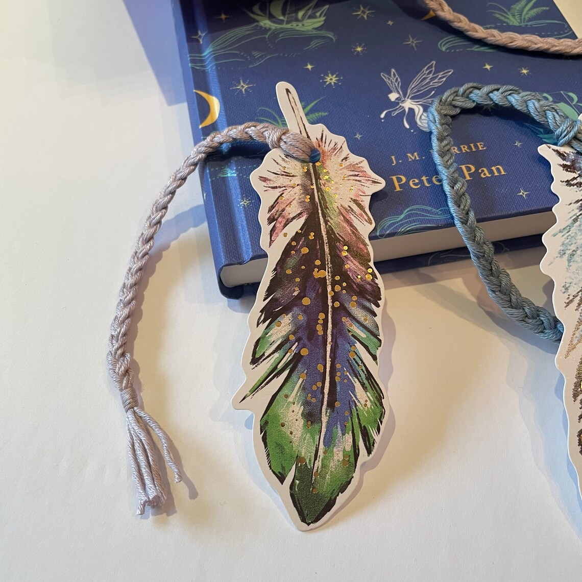 Handmade feather bookmarks Plume fait à la main Etsy