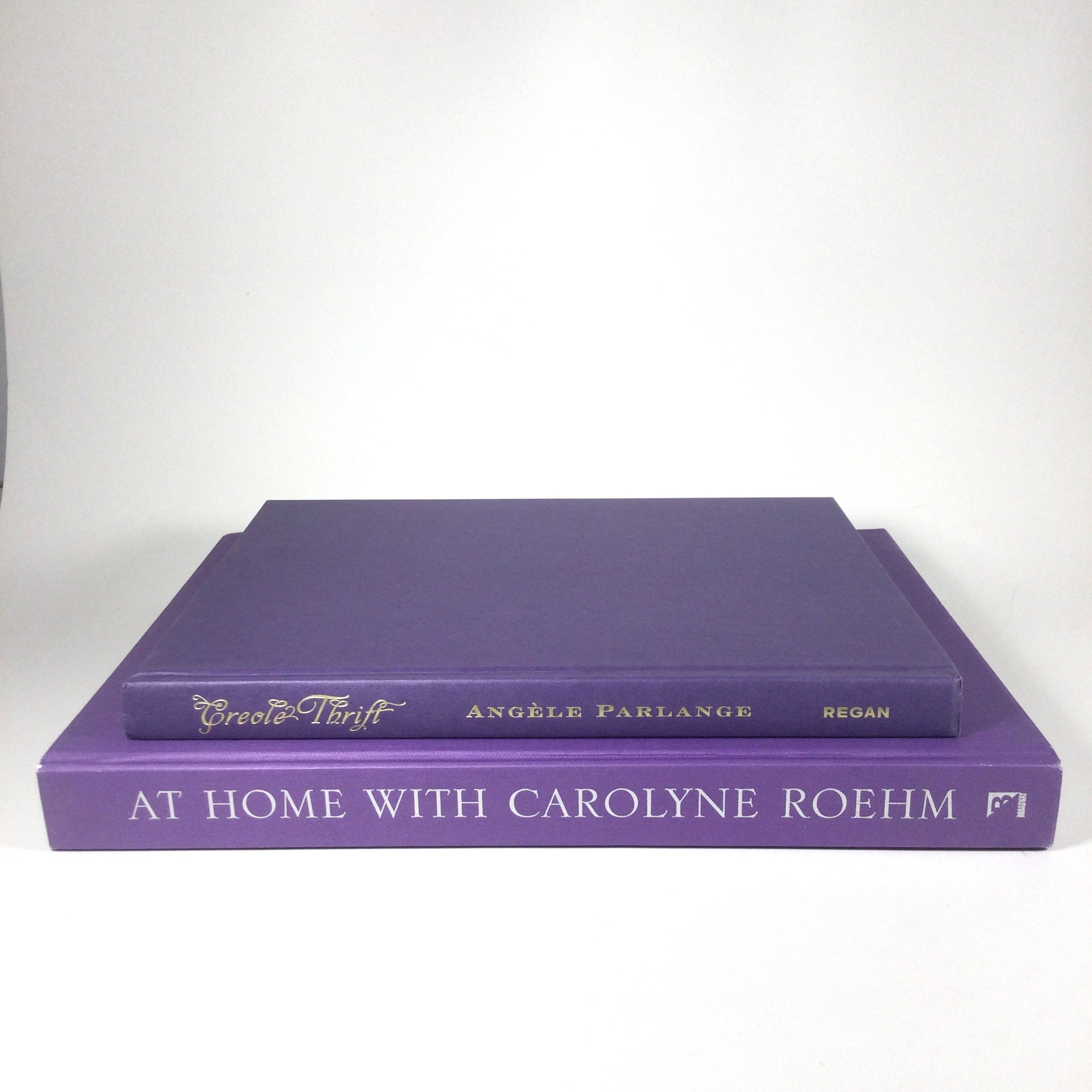 2012 1st Ed Assouline Big Book of Chic Coffee Table Book Lavender