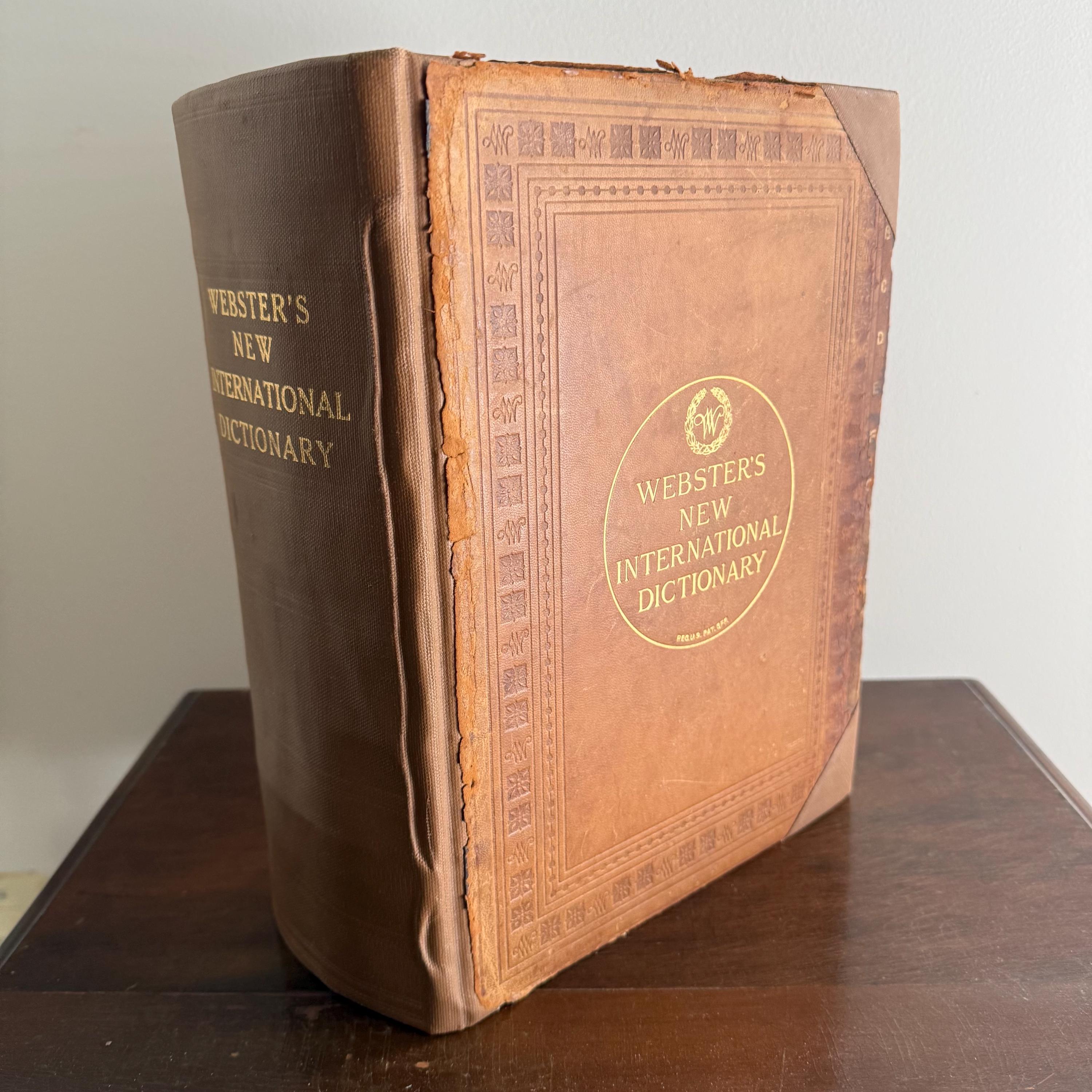 Webster International Dictionary - Etsy Canada