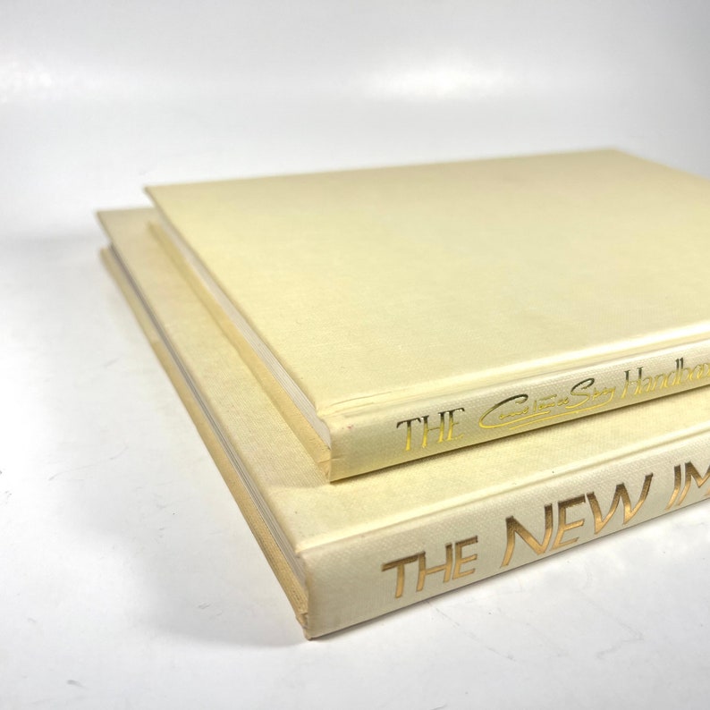 Vintage Cream Coffee Table Books Shabby Chic Offwhite Etsy