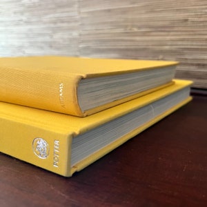 Vintage Yellow Coffee Table Books - Etsy