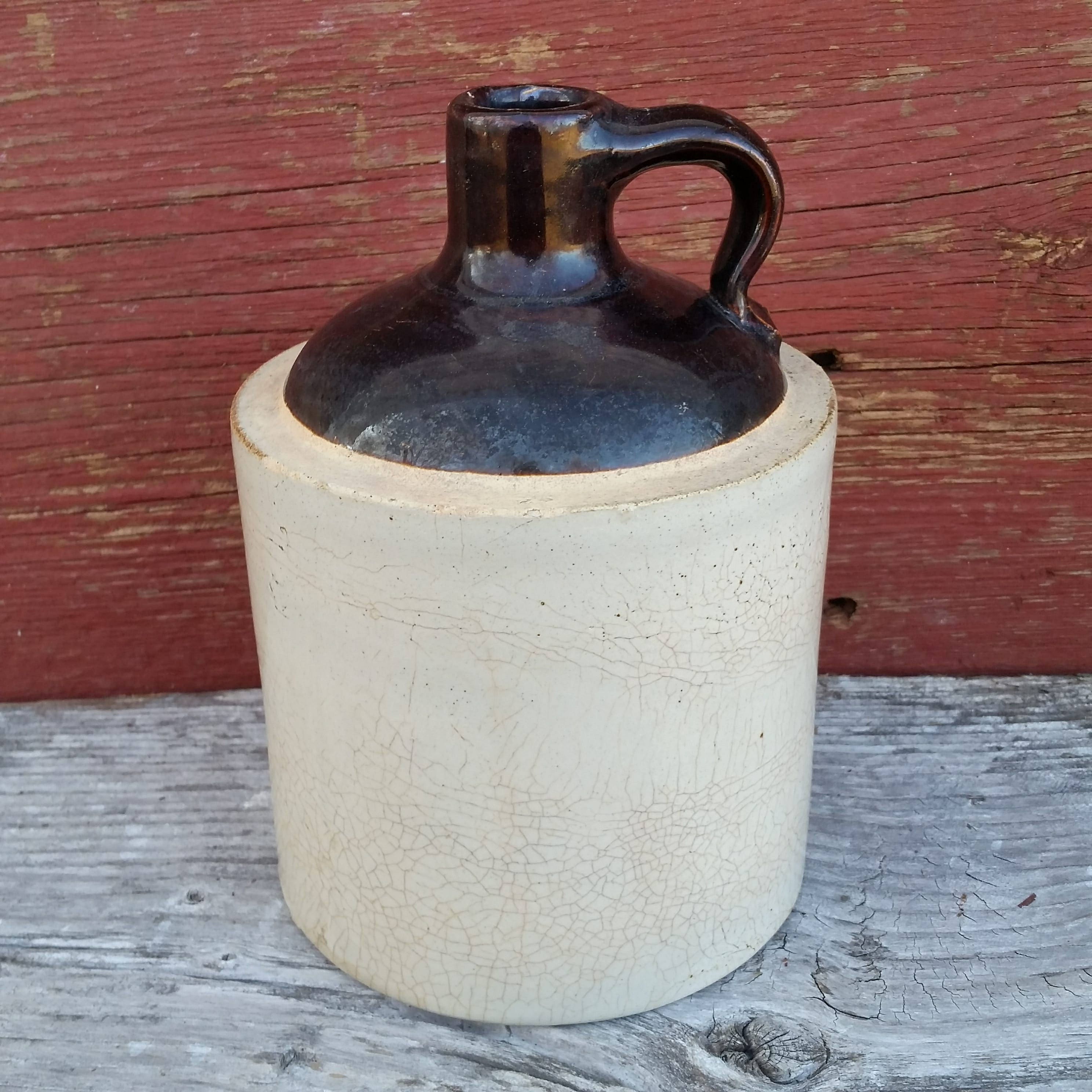 Stoneware Whiskey Jug by Buckeye Pottery Co. in Etsy