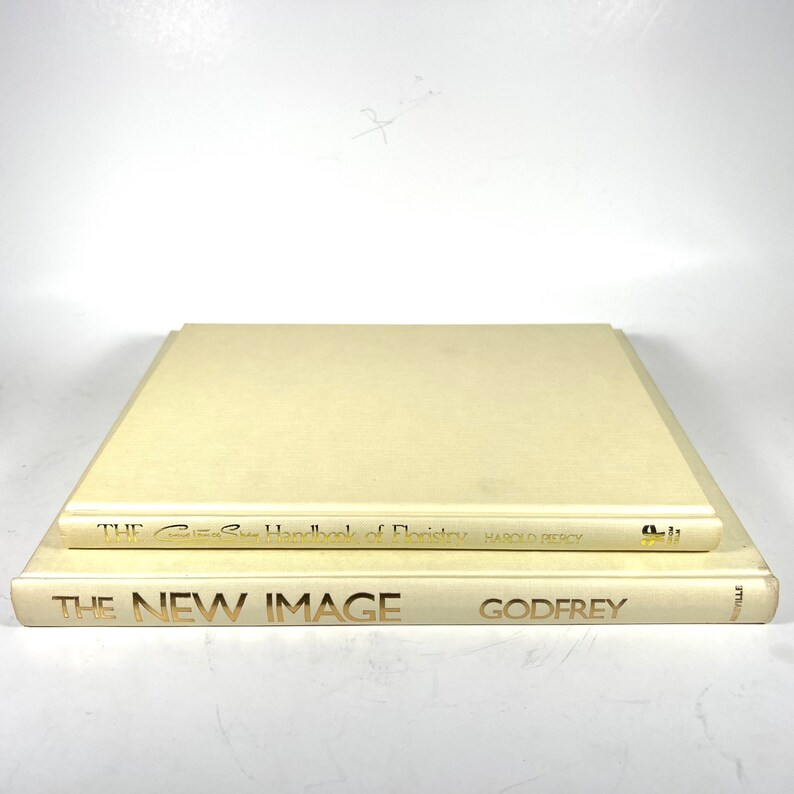 Vintage Cream Coffee Table Books Shabby Chic Offwhite Etsy