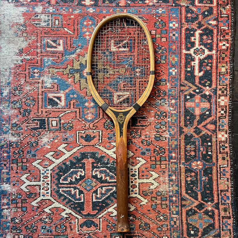 Antique E. Kent Ambassador Tennis Racket | Vintage Sporting Equipment ...
