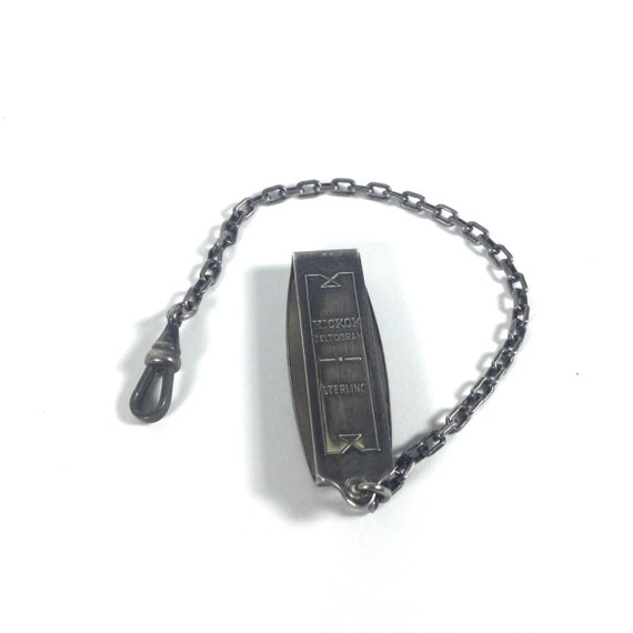 Vintage Hickok Sterling Silver Beltogram Pocket Watch Fob