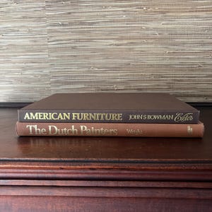 Neutral Dark Brown Cocoa Coffee Table Books | Authentic Oversized Decorative Books for Neutral Home or Office Decor