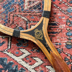 Antique E. Kent Ambassador Tennis Racket | Vintage Sporting Equipment ...