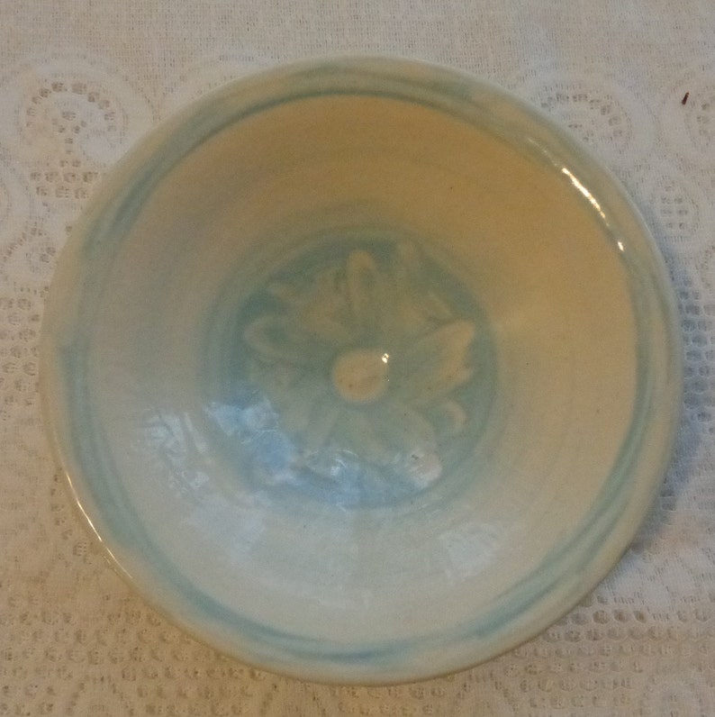 Handmade Porcelain Daisy Bowl