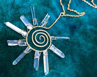 Colgante de fuego solar