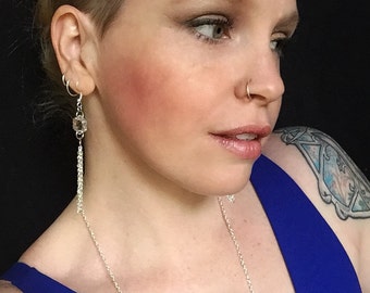 Pendientes especiales de borla de copo de nieve