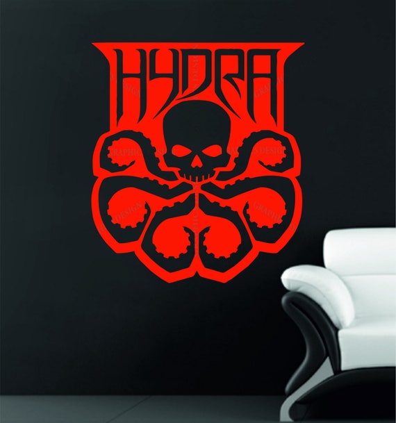 Marvel Hydra Symbol Agents Of S H I E L D Decorative Vinyl Etsy Marvel Hydra Symbol Agents Of S H I E L D Decorative Vinyl Etsy