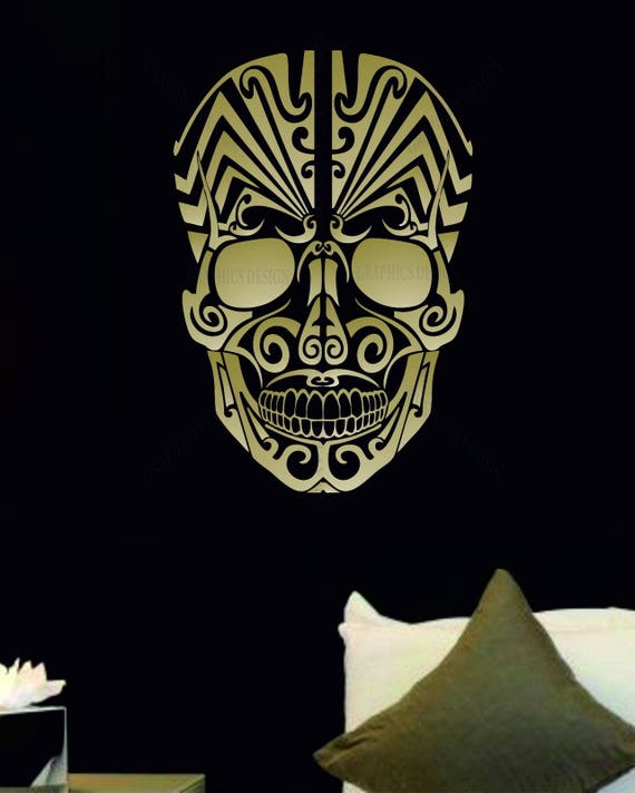 Candy Sugar Skull Girl Decorative Vinyl Art Wall Sticker Decal Rockabilly Candy Sugar Skull Girl Decorative Vinyl Art Wall Sticker Decal Rockabilly